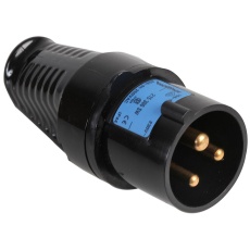 【215306SW】PLUG 16A 240V BLACK 2P+E WAY