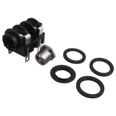 【NMJ4HC-S】SOCKET JACK SW CHROME NOSE