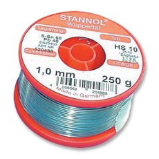 【HS10 2510 1,2MM 250G STANNOL】SOLDER WIRE 60/40 1.2MM 250G