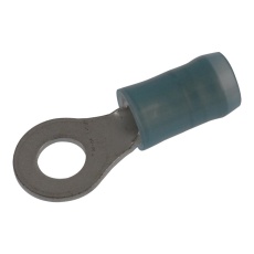 【023-4520】TERMINAL RING TONGUE #8 CRIMP BLUE