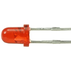 【AND123R】LED RED T-1 (3MM) 12MCD 700NM