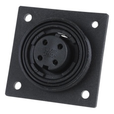 【PX0766/S.】CIRCULAR CONNECTOR RECEPTACLE 4 POSITION PANEL
