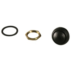 【48-2-RB-N-BK-B】SWITCH PUSHBUTTON SPST-NO-DB 400mA