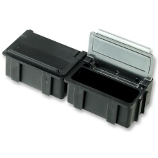 【SMD-BOX N2-6-6-10-1 LS】BOX SMD 37X12X15MM B=BLACK L=TRANSP