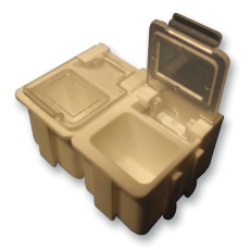【SMD-BOX N4-2-3-2-1】BOX SMD 68X57X15MM B=WHITE L=TRANSP