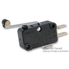 【V-15G6-1C25-K BY OMI】MICROSWITCH ROLLER LEVER SPDT 15A 250V