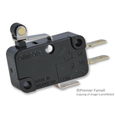 【V-15G5-1C25-K BY OMI】MICROSWITCH ROLLER LEVER SPDT 15A 250V