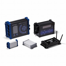 【EXWF9-4-13BG】EXWF型IP65フランジ足付 防水アルミケース(ブラック / グレー)