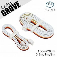 【M5STACK-CABLE-20】M5Stack用GROVE互換ケーブル(20cm、5本入り)