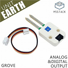 【M5STACK-EARTH-UNIT】M5Stack用土壌水分センサユニット