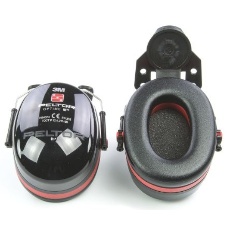 【H540P3G】3M PELTOR 防音用イヤーマフ ヘルメット 黒 遮音値/SNR:34dB