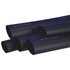 【MDTA19/6】熱収縮チューブ ポリオレフィン 収縮前：19mm 収縮後：6mm スリーブ長さ：1m 黒