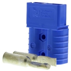 【6801G1】【在庫処分セール】ヘビーデューティ電源コネクタ(フラットワイピング端子付属)2極 120A