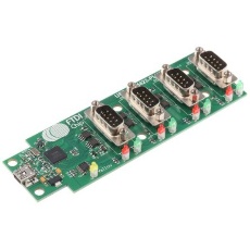 【USB-COM422-PLUS4】FTDI Chip インターフェース開発キット USB-RS485(クワッド)アダプタボード