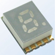 【KCSC04-105】7セグメント 文字高 10.2mm 単桁 LED 数字表示器 赤