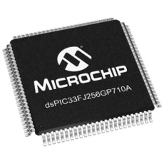 【DSPIC33FJ256GP710A-I/PT】マイクロチップ 16bit 40MIPS DSP 100-Pin TQFP