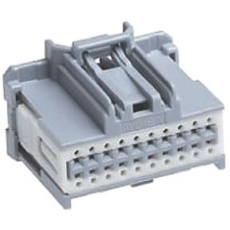 【34729-0201】自動車用コネクタ STAC64シリーズ 20極 メス 10A グレー スルーホール