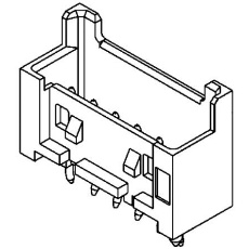 【53375-0810】基板接続用ピンヘッダ MINI-LOCKシリーズ 8極 2.5mm 1列 ストレート