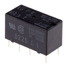 【G5V-2-9DC】信号用リレー 9V dc 2c接点 2 A 基板実装タイプ