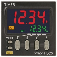 【H5CX-ASD-N】デジタルタイマ H5CX マルチ動作 12 → 24 V dc 24 V ac 埋込型