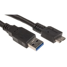 【11.02.8875-10】USBケーブル 2m ブラック Type-A(オス)→Micro-B(オス)
