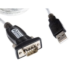 【12.02.1160-10】Roline USB-シリアルコンバータケーブル 1.8m USB 2.0 オスUSB A → オスRS232