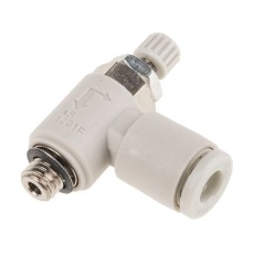 【AS1201F-M5-04】ASシリーズ 流量調整弁 排気 x M5x0.8 オス x 4mm M5 x 0.8 M5 x 0.8