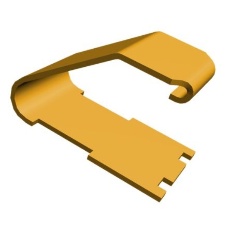 【1447360-9】グランドコンタクト 銅合金 クリップオン使用 2.7 x 1.5 x 1.7mm