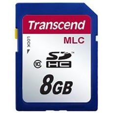 【TS8GSDHC10M】SDカード 8GB Class 10 MLC