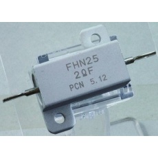 【FHN25-10OHMF】大電力用 メタルクラッド抵抗器 20W 10Ω ±1%