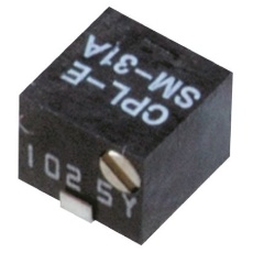 【SM-31A-1KOHM】半固定抵抗器(トリマポテンショメータ)1kΩ 0.125W 側面調整 5回転型