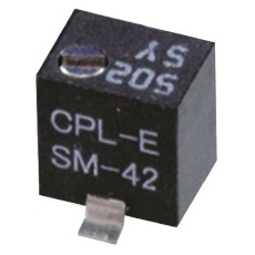 【SM-42X-100KOHM】半固定抵抗器(トリマポテンショメータ)100kΩ 0.25W 上面調整 11回転型