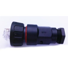 【111-6738】RJ45 モジュラーコネクタ オス RJ45コネクタ ケーブルマウント