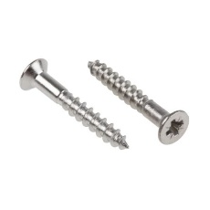 【144-3525】木ねじ 20mm Length 皿頭 ねじサイズ：3mm(100個入り)
