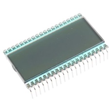 【184-7721】液晶モノクロディスプレイ 反射型 7セグメント 灰色、1列 4-1/2文字