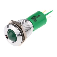 【208-239】パイロットランプ、115 V dc、230V ac、緑、実装ホールサイズ:16mm