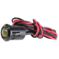 【209-153】パイロットランプ、24V dc、黄、実装ホールサイズ:12mm