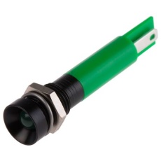 【210-709】パイロットランプ、24V ac、緑、実装ホールサイズ:8mm