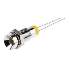 【211-825】パイロットランプ、2V dc、黄、実装ホールサイズ:6mm