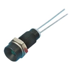 【211-932】パイロットランプ、2V dc、緑、実装ホールサイズ:6mm