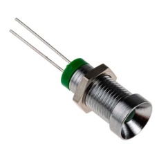 【212-086】パイロットランプ、2V dc、緑、実装ホールサイズ:8mm