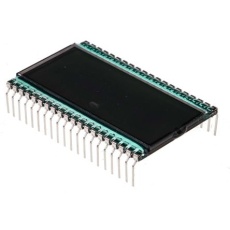【215-6436】液晶モノクロディスプレイ 反射型 7セグメント 灰色、1列 3-1/2文字