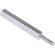 【221-178】スタンドオフ 六角 黄銅 M3 x 30mm