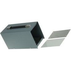 【232-260】ケース 電子機器用 245 x 137 x 105mm 冷間圧延鋼 グレー