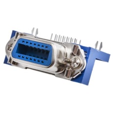 【239-1156】基板接続用ソケット、14 Pin 2.16mm ピッチ スルーホール実装