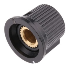 【259-6985】ノブ 6.35mm 直径：21mm