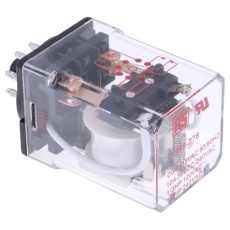 【348-778】リレー 115V ac、2c接点 プラグイン タイプ