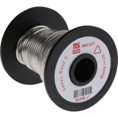 【390-527】スズめっき シングルコア 銅線、12 AWG、2.03mm、7.1m
