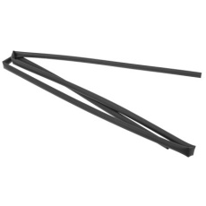 【398-183】熱収縮チューブ 収縮前 6.4mm 収縮後 3.2mm 黒