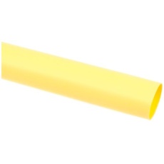 【399-625】熱収縮チューブ 収縮前 12.7mm 収縮後 6.4mm 黄